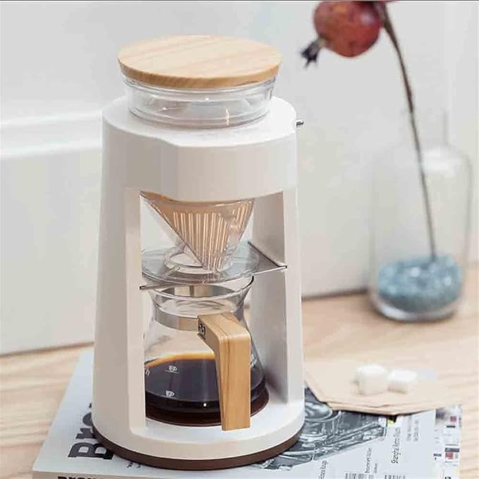 Coffee Machine Drip Coffee Machine Espresso Machine Rotary Automatic Hand Coffee Machine Suitable For Home Brewing Coffee (Color : Black) 20240311