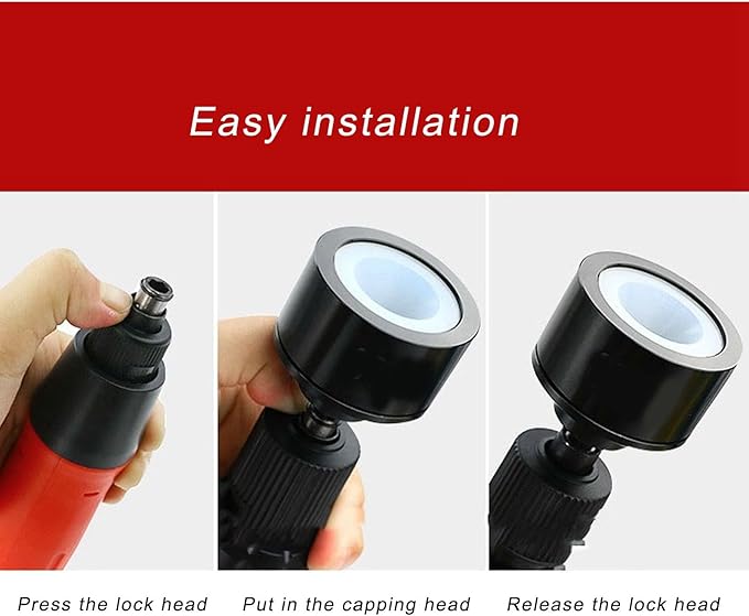 Electric Bottle Capping Machine Bit Electric Cap Sealing Head20-30mm/0.8-1.2in Good Sealing Bottle Capper Automatic Capping Machine Accessory for Working