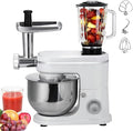 Juicing Blending Cooking Machine - Blender with Meat Mincing and Juice Extraction for Pate Drinks Meet Vegetables (White)