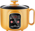 Rice Cooker Household Multifunctional All-in-one Rice Cooker/Frying Pan/Wok/Soup Pot Non-Stick Inner Pot for 1-2 People (F) (B)