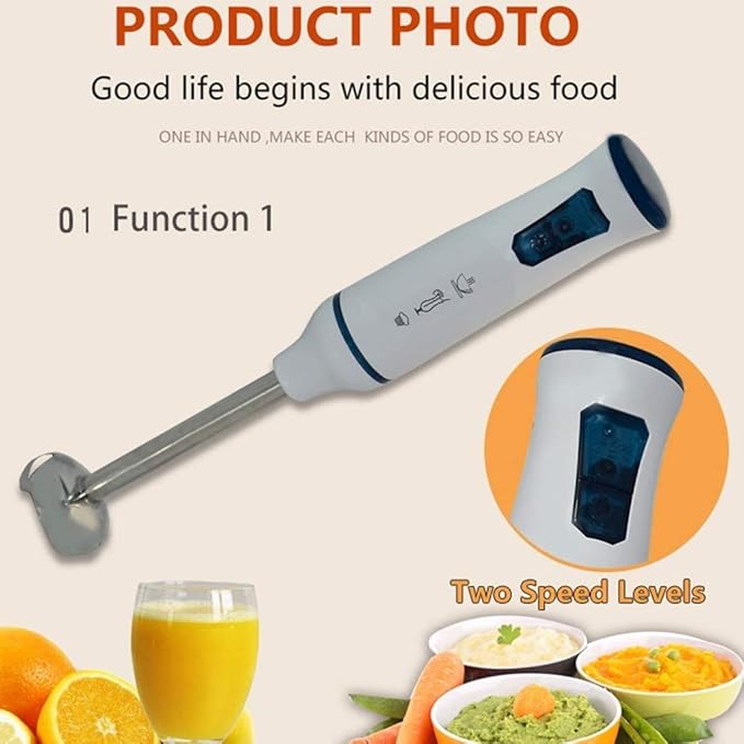 Immersion Hand Blender 1000w 3-in-1 Stick Blender Smart Stepless Speed Control Multi-Purpose Handheld Stick Blender Heavy Duty Copper Motor Brushed Stainless Steel Finish with Whisk Milk Frot