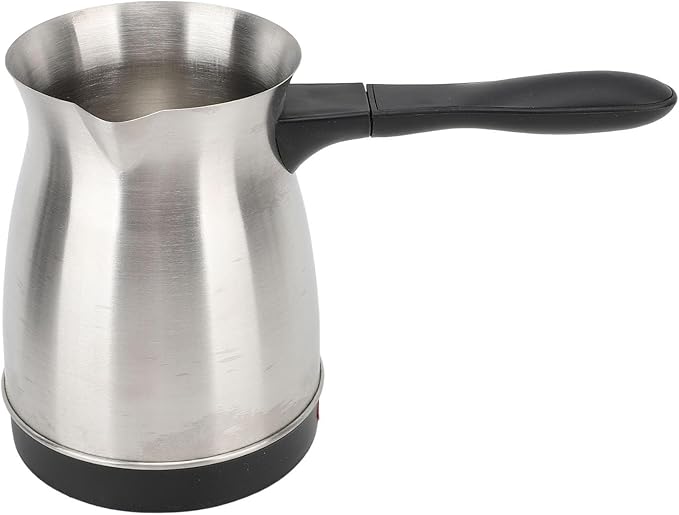 110V Electric Turkish Coffee Pot 600ML Stainless Steel Turkish Coffee Maker Kettle for Home