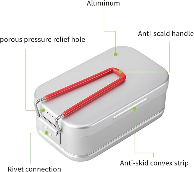 Portable Steamers And Rice Cooker Portable Lunch Cooking Box Steamers And Rice Cooker For Outdoors Enthusiasts