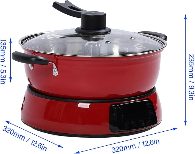6L Rice Cooker Lifting Fast Large Capacity Electric Hot Pot Cooking Steamed Egg Pot for Steaming Rice Hot Pot