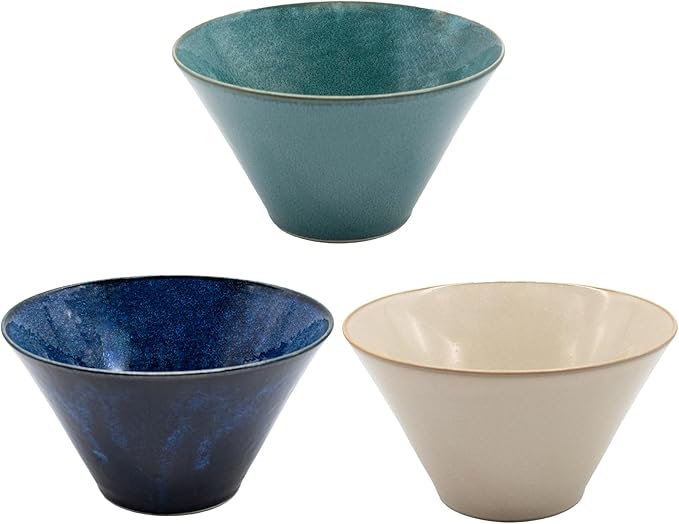 Aito Aito Seisakusho Natural Color Dinnerware Set Dishwasher-Safe Microwave Safe Ramen Donburi Large Diameter Approximately 6.7 x Depth 3.7 inches (17 x 9.4 cm) Mino Ware Stylish Bowl Plate