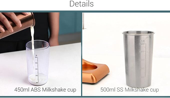 Milkshake Maker &amp Milk Frother for Restaurant Adjustable Speed Electric Milkshake Maker and Drink Mixer 16.91oz Capacity Commercial Single Heads Drink Mixer Blender Machine 110V