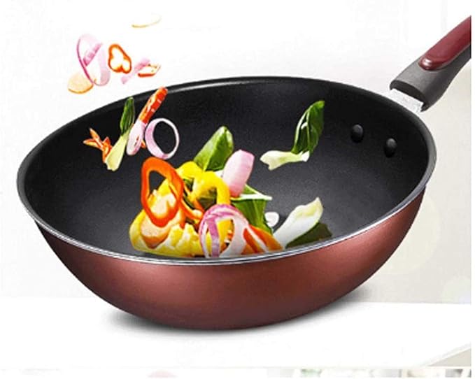 3pcs Cookware Set Household Non-Stick Pan Suit Pot Wok Frying Pan Milk Pot Gift Induction Cooker Universal Stove