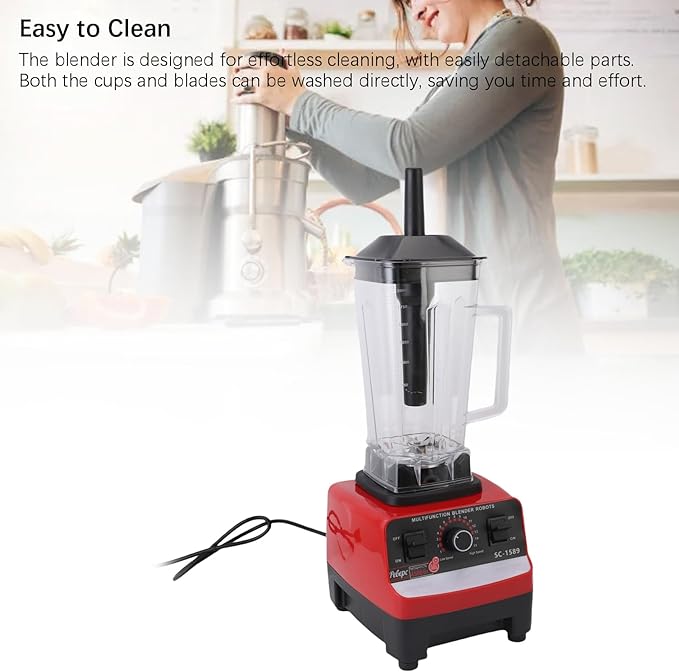 Professional Blender 2 Cups Multifunctional Powerful Crushing Blender with Advanced Crushing Technology for Shakes Mixing Grinding Juicing Kitchen
