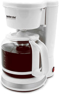 12 Cup Coffee Maker Drip - Pause and Serve Programmable Coffee Machine with Keep Warm Function Water Level Indicator Black