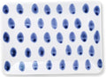VIETRI Viva Santorini Collection Italian Dinnerware Sets (Dot Rectangular Platter)