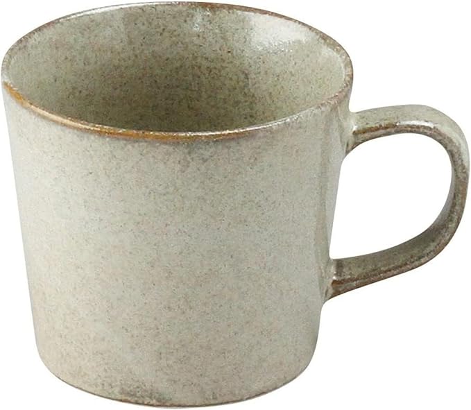 Aito Seisakusho 567-502 Mino Ware Natural Color Dinnerware Set Living Alone 6-Piece Set Gray Dishwasher Microwave Safe Made in Japan