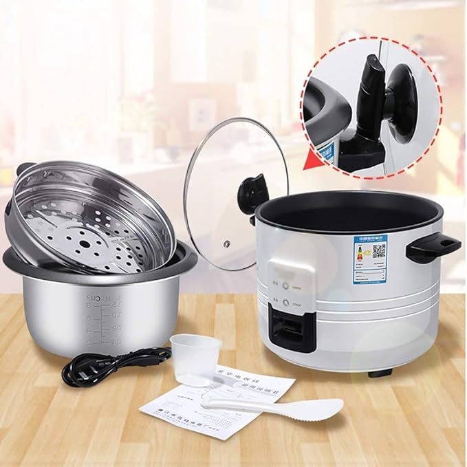 Rice Cooker Home Intelligent Insulation Multi-function Stainless Steel Inner Pot Spoon Steamer And Measuring Cups