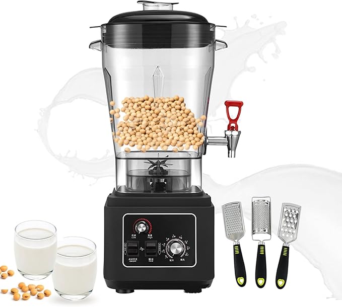 2900w Stand Mixer - With Spout Food Blender And Grinding - With Soundproof Cover Electric Juicer Ice Blender For Restaurants/Bars/Cafes (With 3 Graters) 11l/15l/19l11L