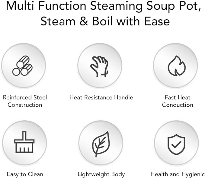 Cookware Set Sealed Glass Lids 18 to 26cm Multi Size Options Versatile Inclusions Kitchen Cooking Pots Set with Great Sus Stainless Steel Robust Damage Resistance for Home