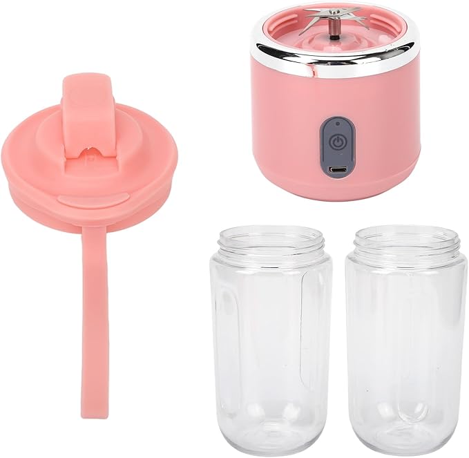 Travel-Friendly Mini Blender Portable Personal Juicer Cup with 6 Blades for Outdoor Gym Office