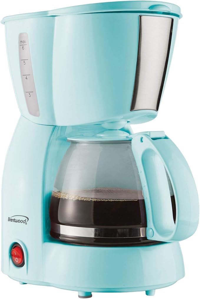Brentwood TS-213BL 4 Cup Coffee Maker Blue