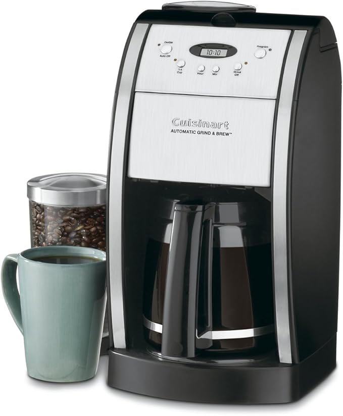 Cuisinart 14-Cup Coffee Maker Bundle with 12-Cup Grind &amp Brew Coffeemaker Black