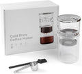 CHICIRIS 300ml Cold Brew Coffee Maker Borosilicate Glass Slow Drip Iced Coffee Brewer for Tea and Extraction with Brush Spoon Home Office Travel
