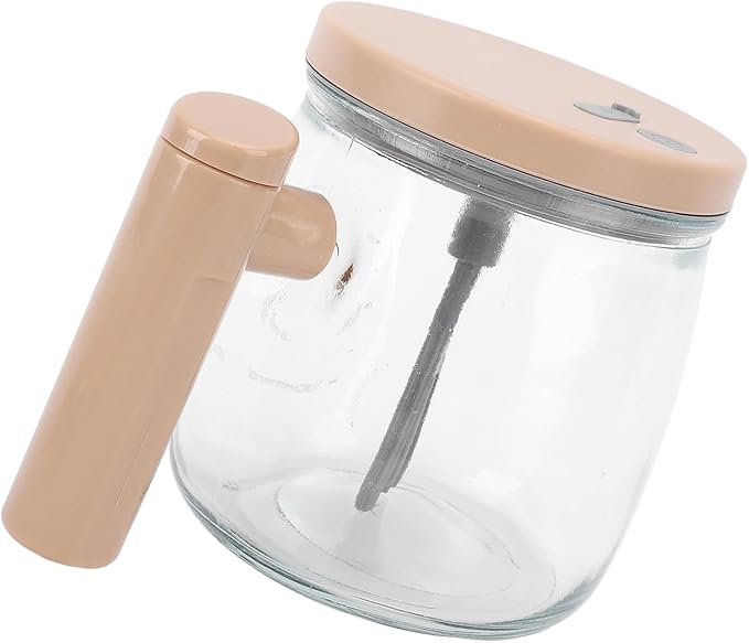 Electric Self Stirring Mug 400ml Lightweight Glass Automatic Stirring Coffee Mug Self Mixing with Removable Rod and Lid Handle for Home Office Use
