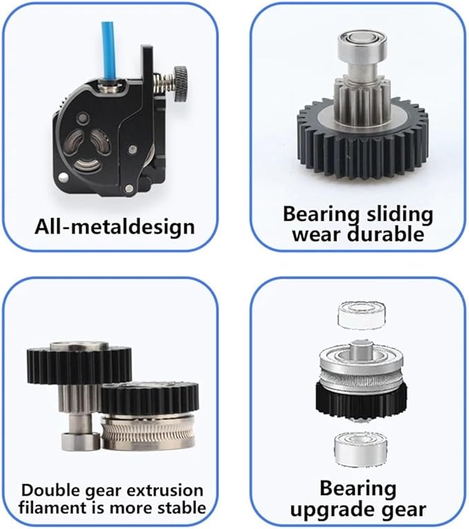 Upgrade Extruder for Creality K1 K1C K1 Max Hummingbird Extruder Without Motor Extrusion Mechanism Kit 3D Printer