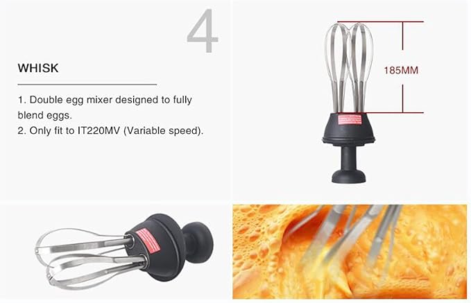 Handheld Blender with Adjustable Speed Stainless Steel Rod and Whisk Attachments Ideal for Soups Sauces and More Ergonomic Design