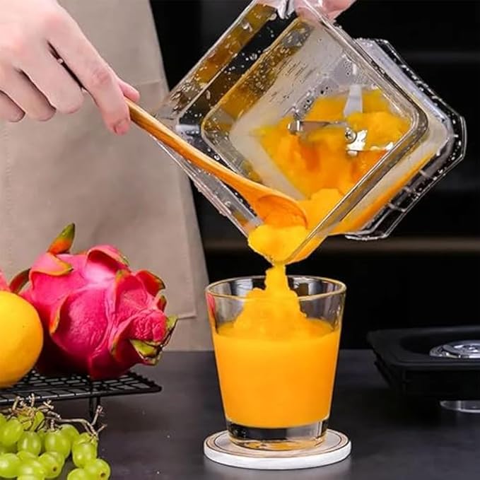 Blender Smoothie Maker Commercial Stand Mixer with Sound Enclosure Automatic Silent Wall Breaking Machine Ice Crusher for Kitchen Milk Tea Coffee Dessert Leisure Shop B