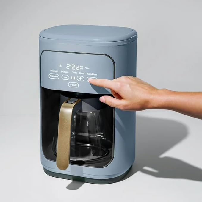 Coffee Maker 14-Cup Programmable Drip Coffee Maker with Touchscreen Controls Auto Shut-Off and Keep Warm Function