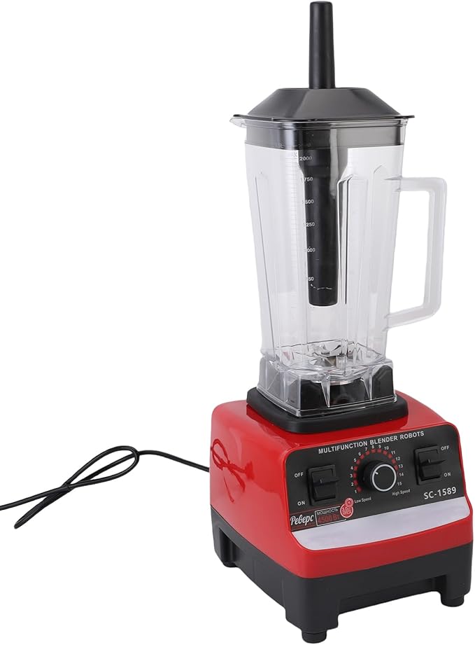 2 Cups Professional Blender Multifunctional Powerful Crushing Blender Advanced Kitchen with Crushing Technology Ideal for Shakes Mixing Grinding &amp Juicing