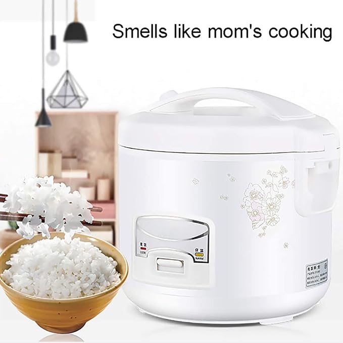 Rice Cooker Electric Rice Cooker with Non Stick Stainless Steel Removable Pot 2/3/4/5L Warming Function Free Measuring Mug And Scoop(2L)