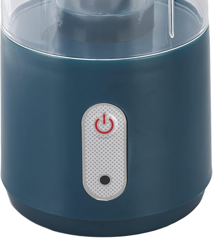 Electric Juicer Cup Portable Blender Multi Purpose One Click Function USB Charging Handheld Safety Juicer Cup Office (Dark Green)