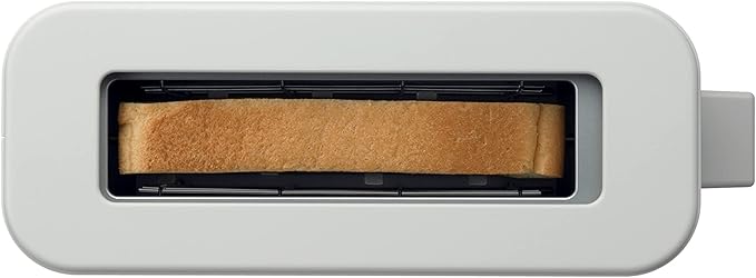 PLUS MINUS ZERO Toaster 1-Slice White XKT-V030(W)