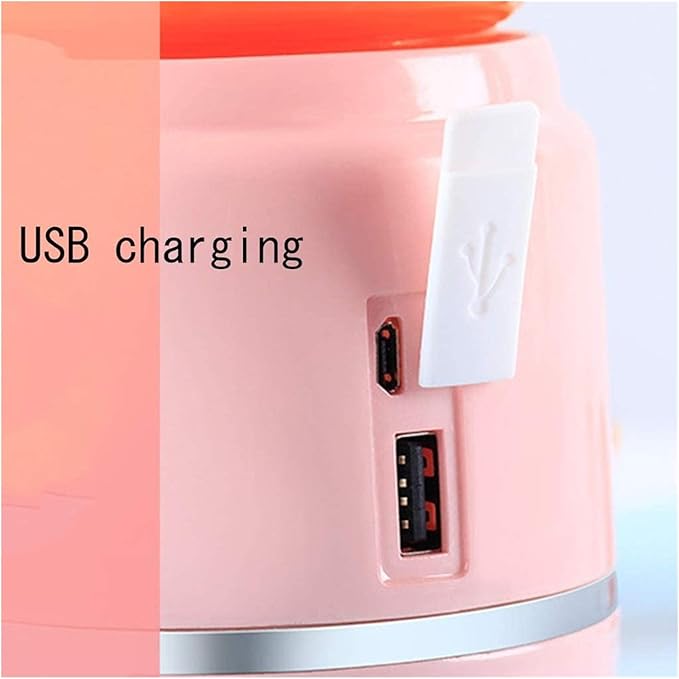 Mini Personal Portable Cordless Juicer Small 400ml Juice Cup Smoothie Maker with USB Rechargeable Fruit Juicer Blender for Travel Office Gym