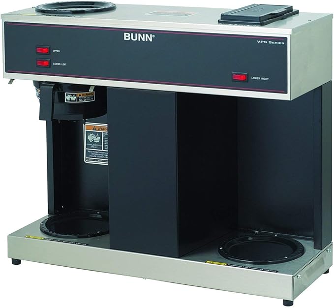 BUNN 04275.0031 VPS 12-Cup Pourover Commercial Coffee Brewer with 3 Warming Stations (120V/60/1PH)