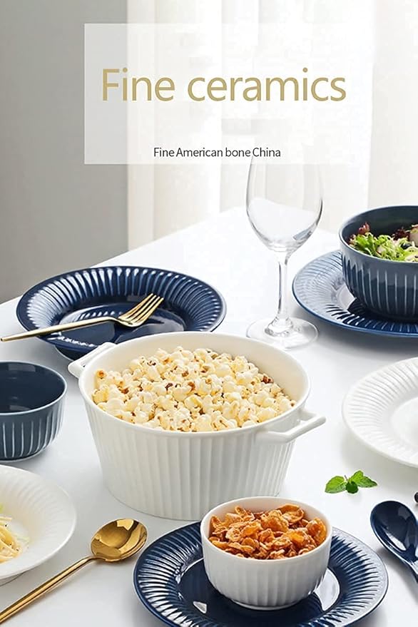 Dinnerware Sets Dish SetEuropean StyleService for 520 Piece Colorful Porcelain Dishes SetModern Luxurious Tableware Set Dinner Gift