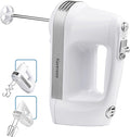 Kenmore Electric Hand Mixer – 5 Speed Handheld Blender Electric Egg Beater with Whisk Beater Dough Hooks Storage Case Turbo Boost for Cake Mix Batidora de Mano Eléctrica