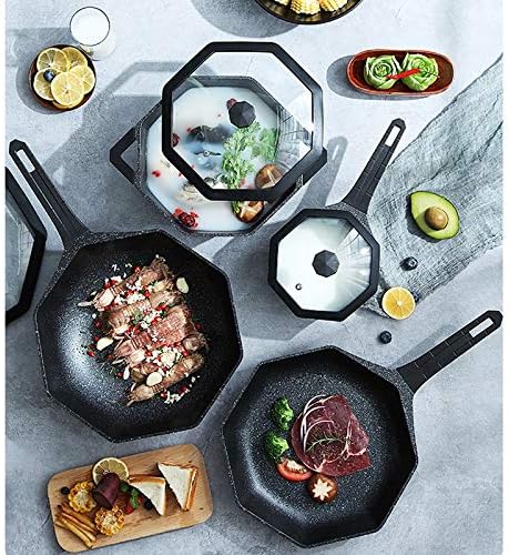 Solid 4 Piece Pot Set Household Non Stick Pot Induction Cooker Wok Suit Kitchen Pots and Pans Cookware Set