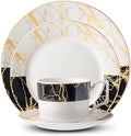 24-piece dinnerware sets dish set for 6 dinner plate set kitchen dish set with dinner plates and cup daily use lightweight for housewarming party plates and cups set