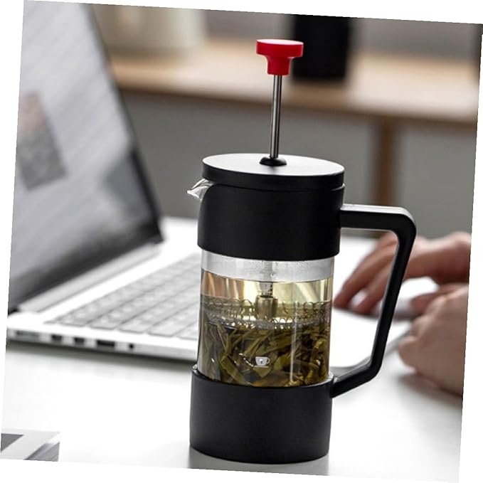350ml Heat-resistant Coffee Press Stainless Steel Filter Manual Coffee Maker for Home and Travel Brewing