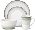 Noritake Colorscapes Layers Sage 4-Piece Coupe Place Setting Service for 1