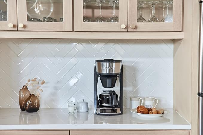 BUNN HB Heat N Brew Programmable Coffee Maker 10 cup Stainless Steel 46500.0003