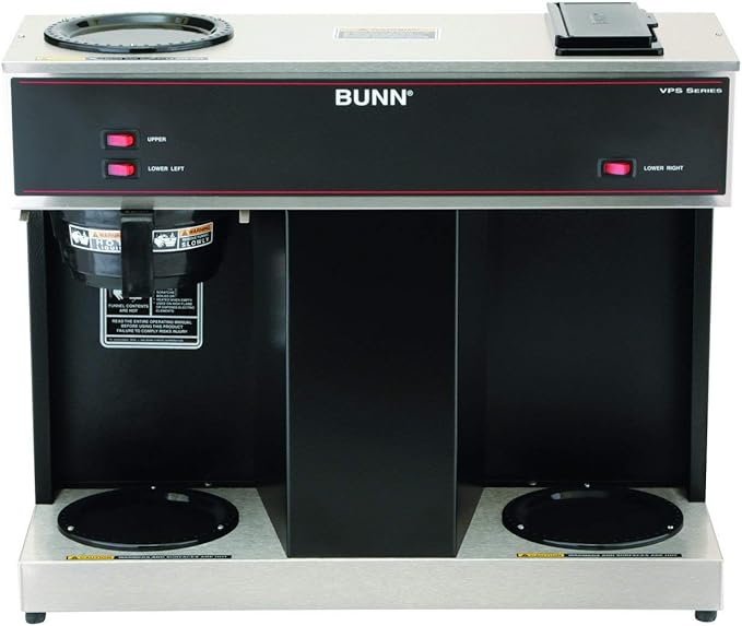 BUNN 04275.0031 VPS 12-Cup Pourover Commercial Coffee Brewer with 3 Warming Stations (120V/60/1PH)