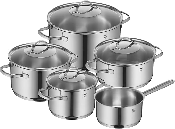 WMF Provence Plus Cromargan Pot Set Silver 5-Piece