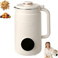 Nut Milk Maker Machine 8 in 1 Soy Milk Maker with 12 Hour Timer Keep-Warm Function Self Cleaning Automatic Plant Based Milk Maker Blender for Almond Oat Coconut Juice Cream (White)
