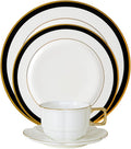 24-Piece Porcelain Dinnerware Set – Elegant Bone China Plates &amp coffee cup sets for 6 Perfect for Banquet Wedding Hotel or Family Gathering – Ideal Mother’s Day Gift DLCP0509-17