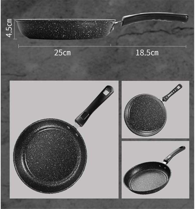 Pot Set Non-Stick Cookware Set for Professional Pans and Pans Including Cookers Cookware Cooking Set(A)