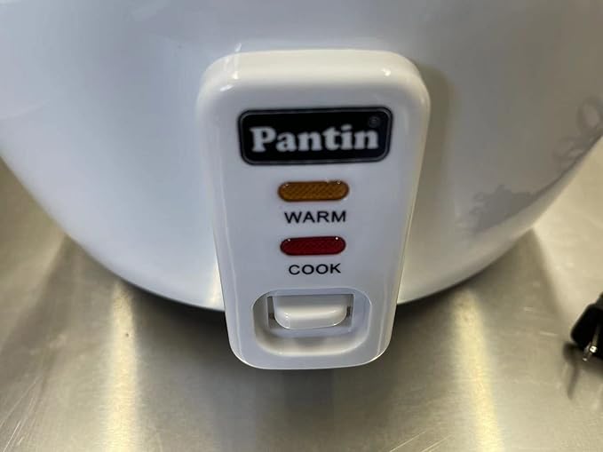 Pantin Commercial Electric Rice Cooker – 16 Cups Raw / 32 Cups Cooked Capacity w/Measuring Cup &amp Scoop – High-Efficiency Large Rice Cooker Commercial Rice Cooker for Restaurants Hotels and Cateri