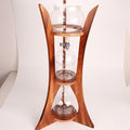 Cold Brew Drip Iced Coffee Maker 5 People Iced Coffee Cold Brew Drip Tower with Stainless Steel Filter Capacity 600ml Slow Drip Technology for Home Office