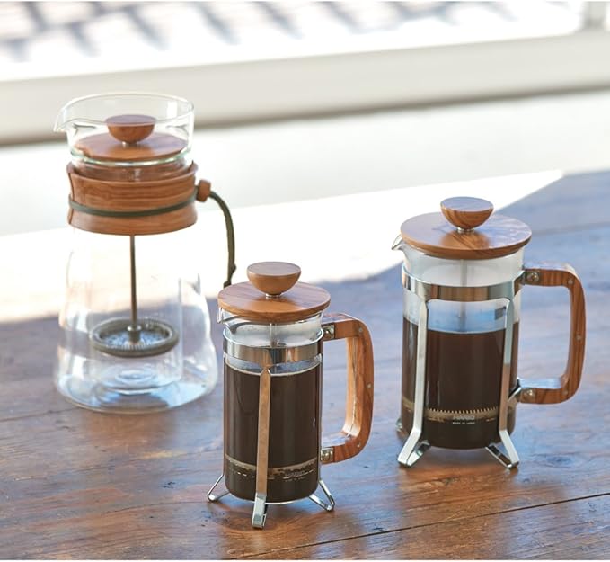 Hario Olive Wood Coffee and Tea Press 600ml