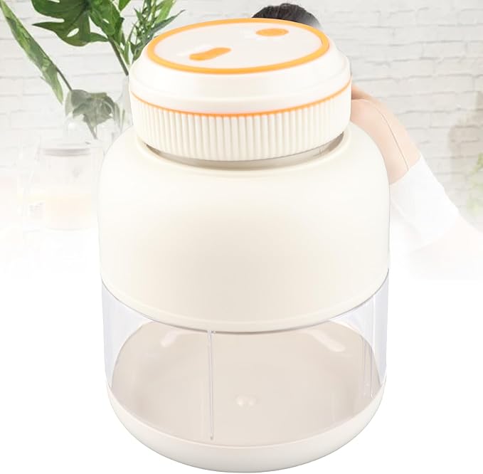 Pilipane Portable Blenders Handheld Personal Blender USB Rechargeable Powerful Blending Juicer Cup with 1300mAh Battery 800ml Capacity for Smoothies Shakes Juices Leakproof ABS PP Material (White)