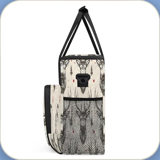 Animal Elk Coffee Maker Travel Bag for K-Mini or K-Mini Plus Single Serve Coffee Brewer Portable Storage Tote Case for Tarvel